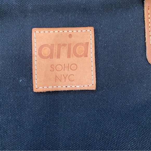 NEW Aria canvas leather tote bag - Picture 7 of 9